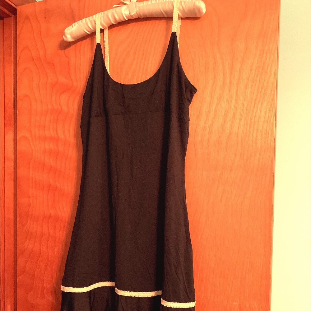 Eloise for Anthropologie Black Nightgown Slip: M